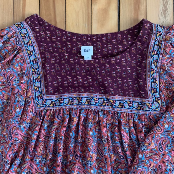 GAP Multi-Colored Peasant Blouse - Picture 3 of 5